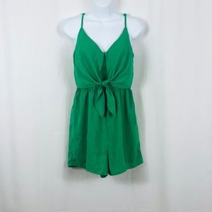 Primark adjustable spaghetti strap romper with tie front 8